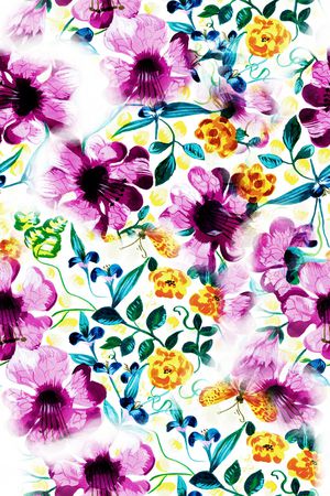 花朵印花华亿平台图片