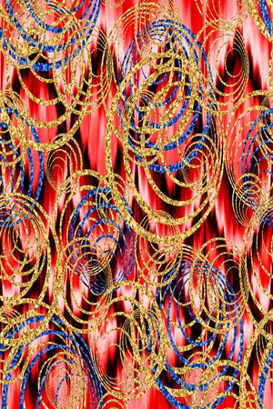 圆圈印花华亿平台图片