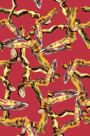 抽象印花华亿平台图片