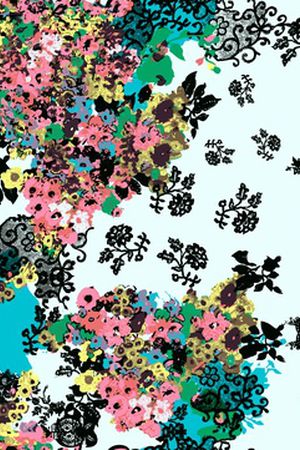 红色印花华亿平台图片