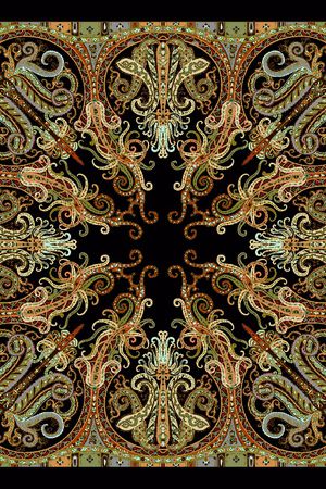 大方巾印花华亿平台图片