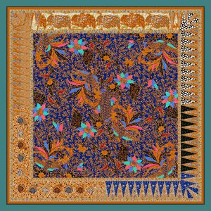 丝巾印花华亿平台图片