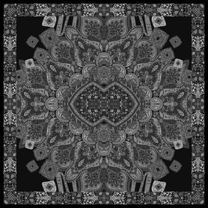 大方巾印花华亿平台图片