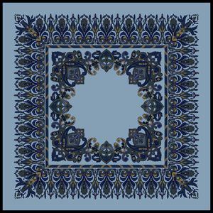 大方巾印花华亿平台图片