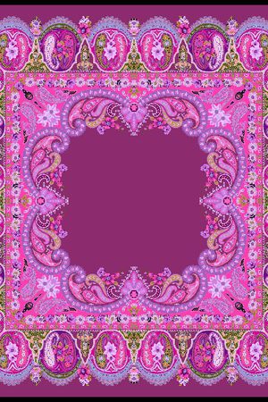 对称花印花华亿平台图片