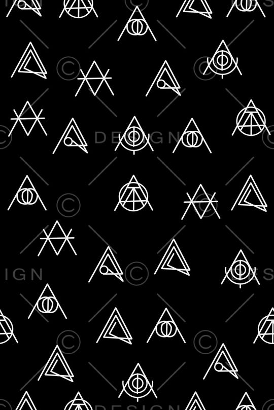 三角形印花华亿平台图片