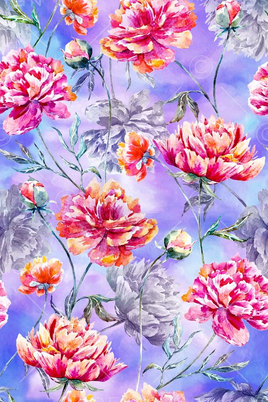 水彩印花华亿平台图片