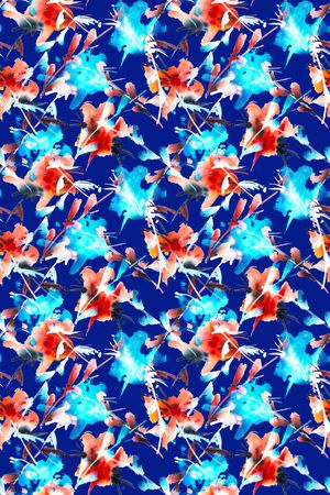 手绘印花华亿平台图片