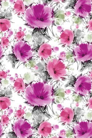 手绘印花华亿平台图片