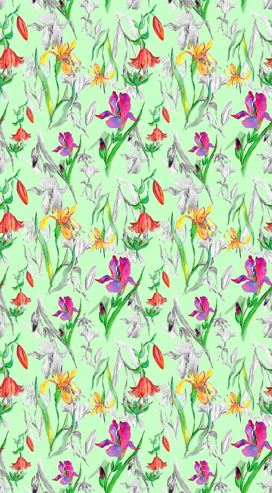 手绘印花华亿平台图片