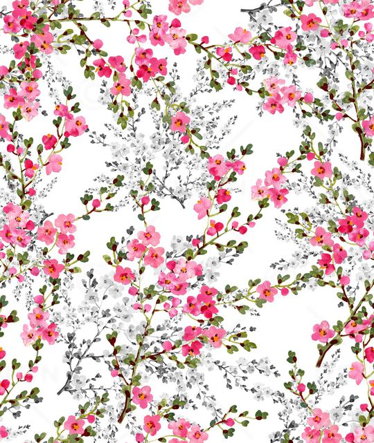 桃枝印花华亿平台图片