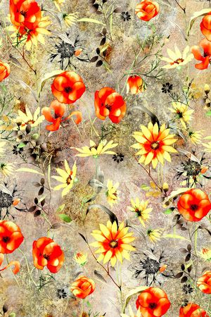 乱花印花华亿平台图片