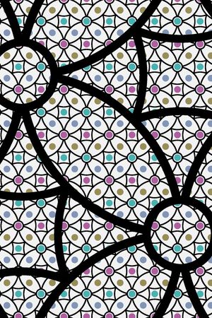 不规则几何印花华亿平台图片