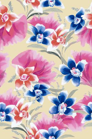 中国风印花华亿平台图片