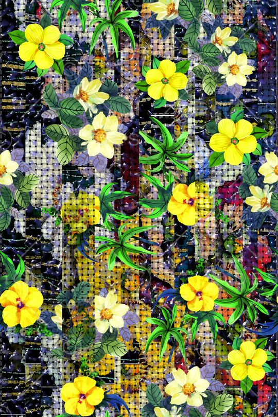 花朵印花华亿平台图片