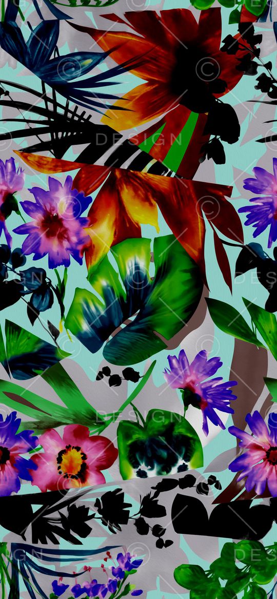 乱花印花华亿平台图片