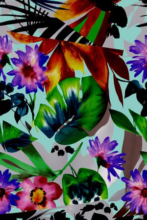 乱花印花华亿平台图片