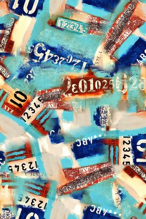 抽象印花华亿平台图片