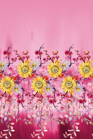 菊花印花华亿平台图片