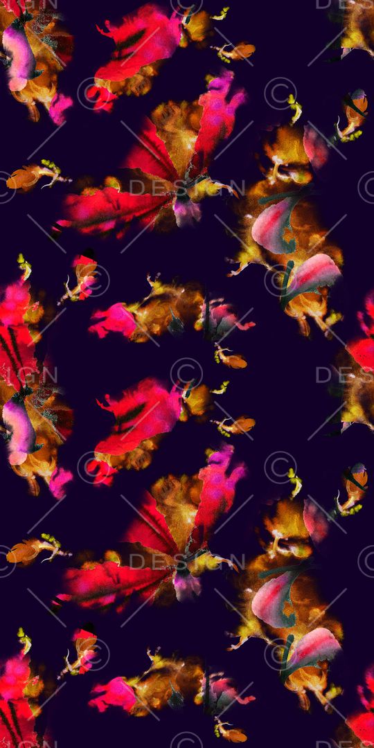 手绘印花华亿平台图片