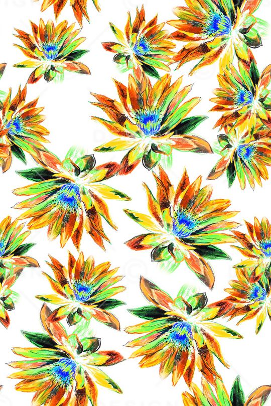 手绘印花华亿平台图片