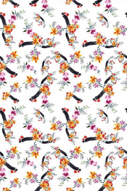 水墨印花华亿平台图片