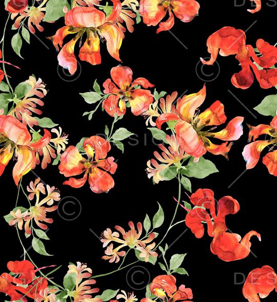 手绘印花华亿平台图片