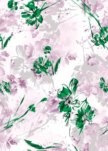 日韩风印花华亿平台图片