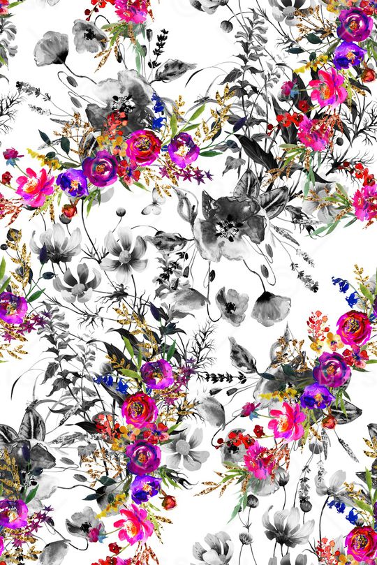 手绘印花华亿平台图片