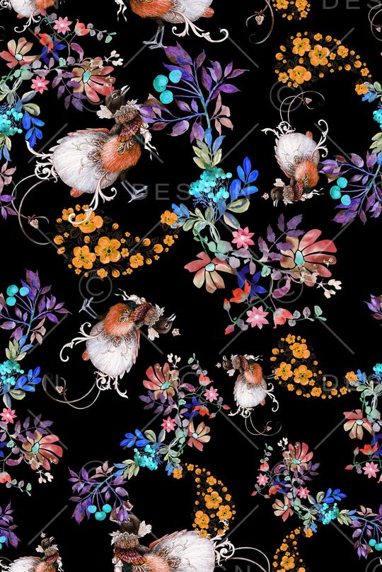 手绘印花华亿平台图片