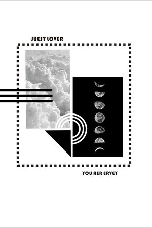 几何字母结合印花华亿平台图片