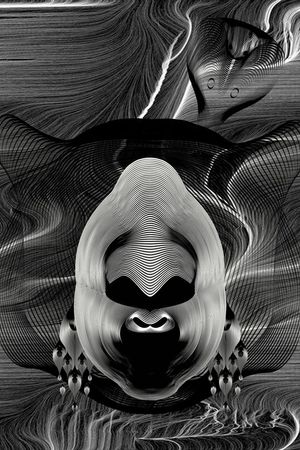 抽象印花华亿平台图片