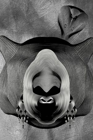 抽象印花华亿平台图片