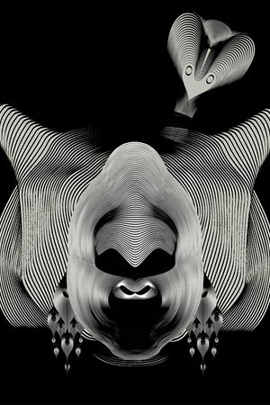 抽象印花华亿平台图片