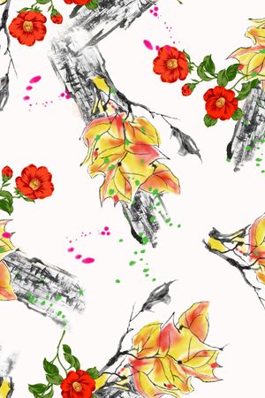 日韩风印花华亿平台图片