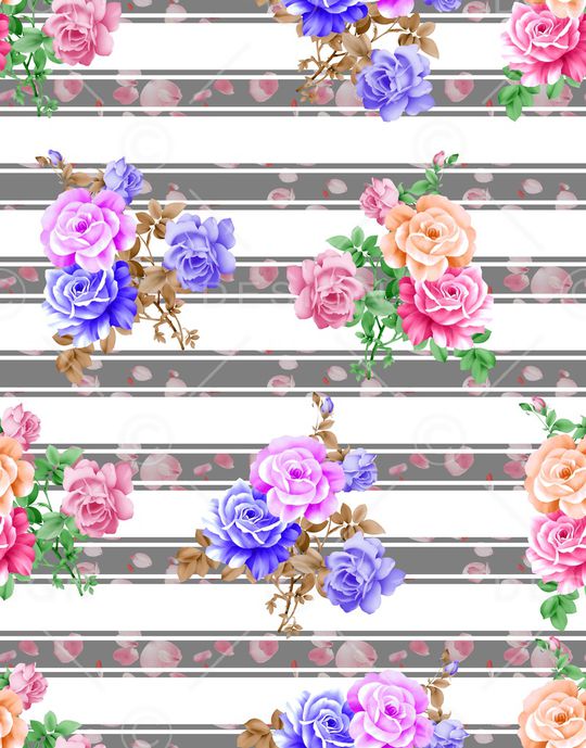 玫瑰印花华亿平台图片