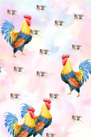 鸟印花华亿平台图片