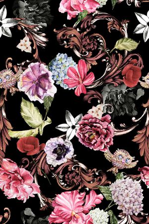 古典印花华亿平台图片