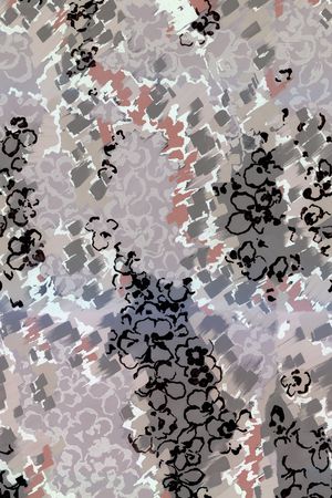 油画色块印花华亿平台图片