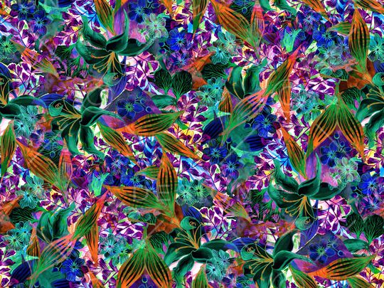 花瓣印花华亿平台图片