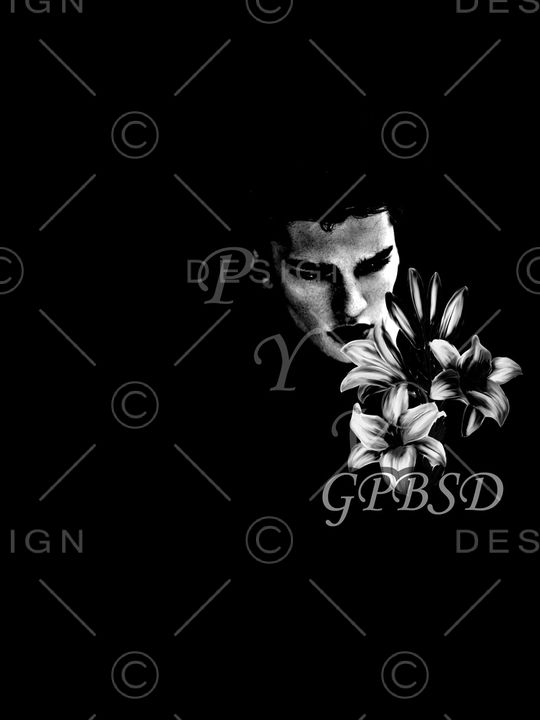 抽象手绘水彩画纹理肌理纹人物数码印花印花华亿平台图片