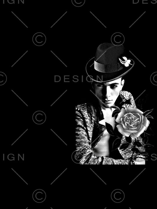 抽象手绘水彩画纹理肌理纹人物数码印花印花华亿平台图片