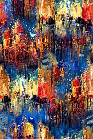 抽象印花华亿平台图片