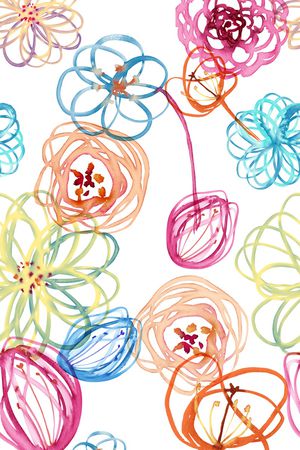 手绘印花华亿平台图片