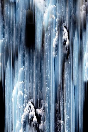 抽象直条印花华亿平台图片