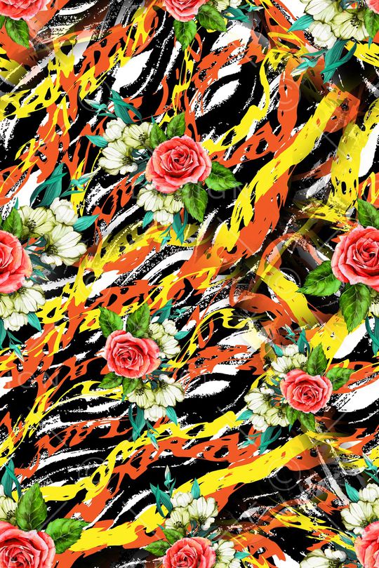 小碎花印花华亿平台图片