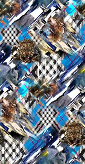 几何印花华亿平台图片