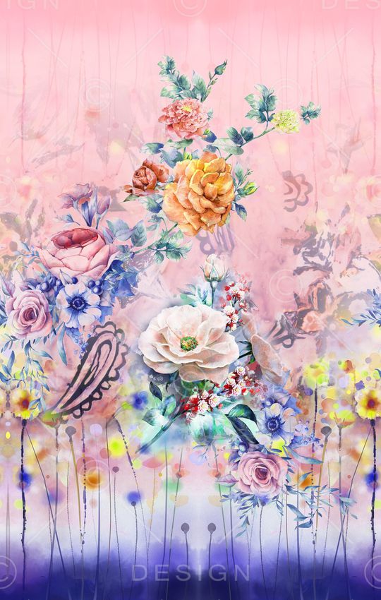 手绘印花华亿平台图片