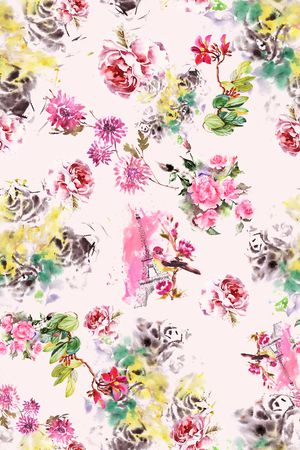 手绘印花华亿平台图片