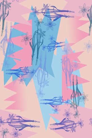 渐变色彩印花华亿平台图片